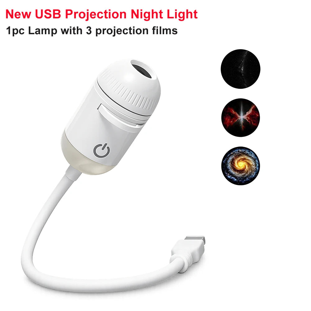 Galaxy Star Projector – LED Night Light