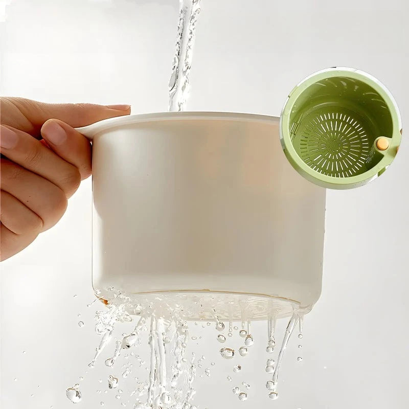 Kitchen Sink Drain Strainer Basket – Hanging Food Waste Filter & Sink Organizer
