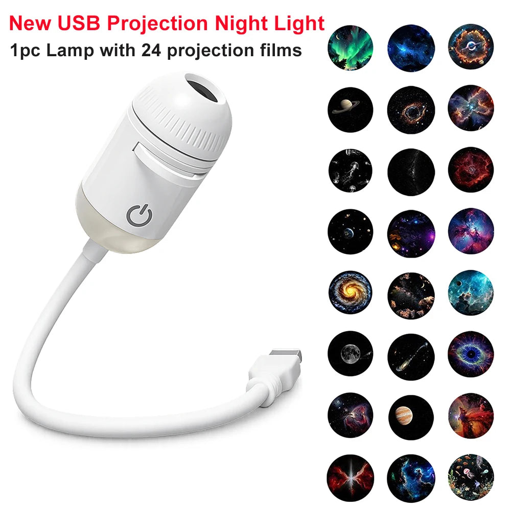 Galaxy Star Projector – LED Night Light