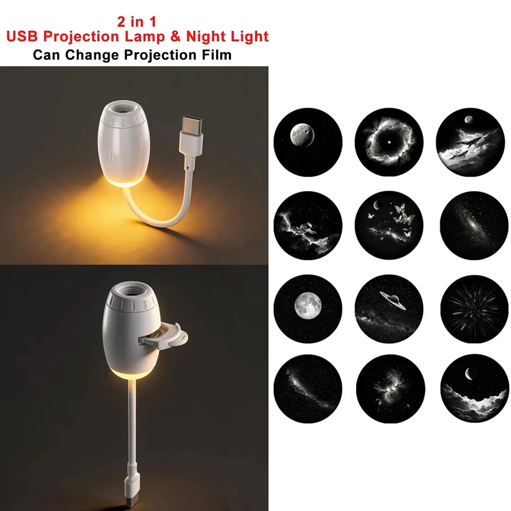 Galaxy Star Projector – LED Night Light