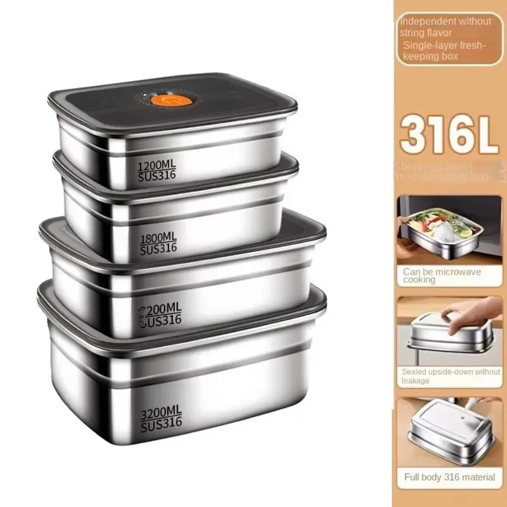 Premium Stainless Steel Food Storage Container