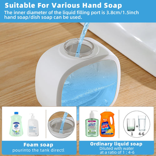 Automatic Touchless Foaming Soap Dispenser – 500ml USB Rechargeable