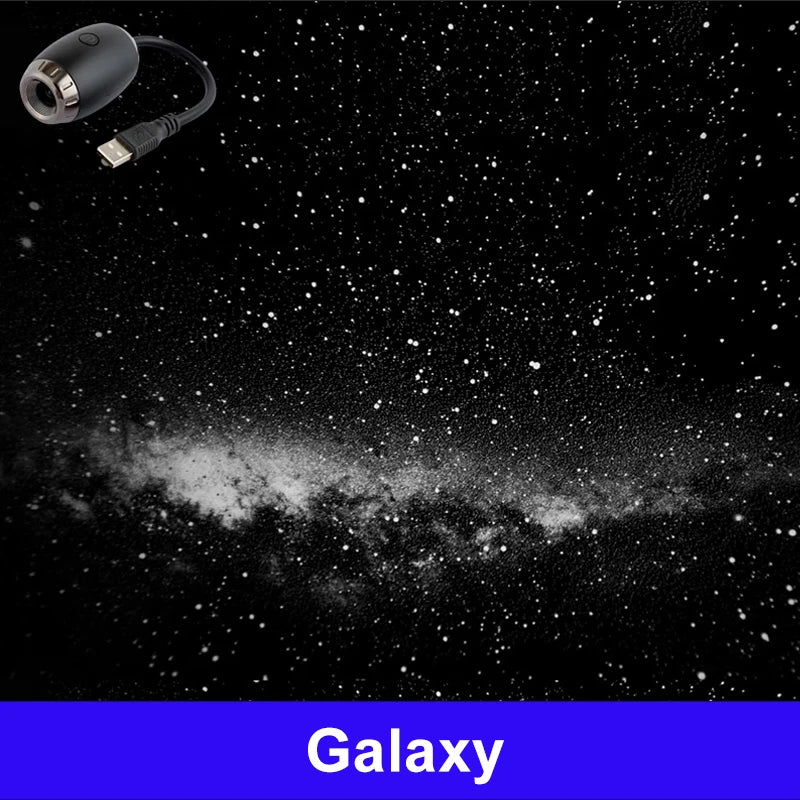 Galaxy Star Projector – LED Night Light