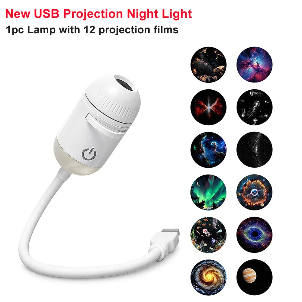 Galaxy Star Projector – LED Night Light