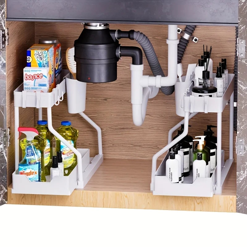 Tier Under Sink Storage Organizer
