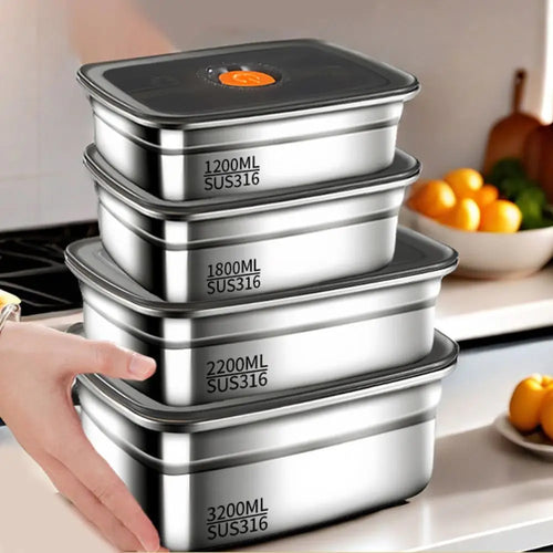 Premium Stainless Steel Food Storage Container