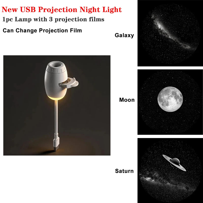 Galaxy Star Projector – LED Night Light